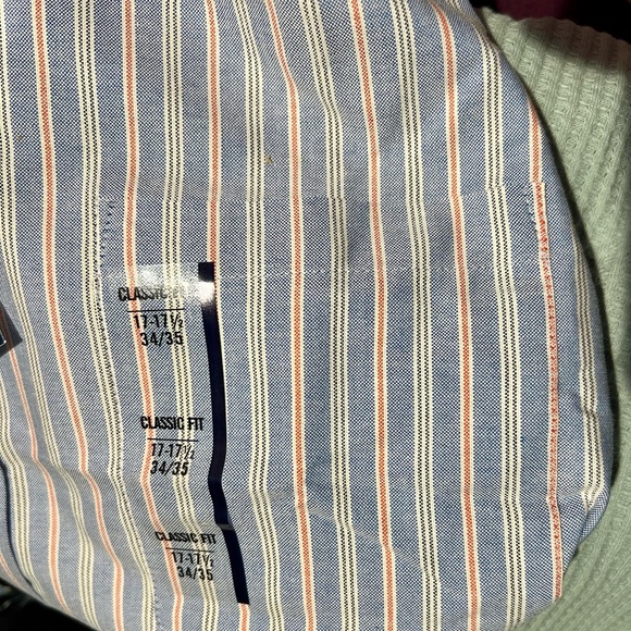 NWT CHAPS OXFORD CLOTH WRINKLE FREE SHIRT - Picture 6 of 6